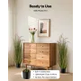 Artificial Grass Plant, 2 Pack 1194mm Horsetail Reed Grass in Pot, Premium PVC Faux Fake Greenery Shrubs Plant for Indoor Outdoo