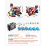 VEVOR Motorcycle Engine Toy, 25 Pieces, Motorcycle Mechanic Toy with Removable Parts, Lights & Sounds, Simulated Riding & Track 