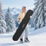 Snowboardtaske, op til 165 cm, polstret ski- og snowboardtaske