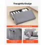 Chaise Lounge Chair, 1115 mm Boneless Modular Chaise Lounge Indoor, Oversized Corduroy Reading Chair with Throw Pillows & Armres
