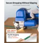 Electric Strapping Machine, 2 x 4000mAh Batteries, Automatic Strapping Tool with Digital Display for 10-19 mm Wide PET Straps, B