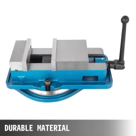 6 Inch Heavy Duty Milling Vise Bench Clamp Vise High Precision Clamping Vise 6 Inch Jaw Width with 360 Degrees Swiveling Base