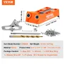 Pocket Hole Jig, 56 PCS Mini Jig Pocket Hole System med 9