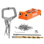 Pocket Hole Jig, 56 PCS Mini Jig Pocket Hole System med 9