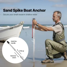 Sand Spike Boat Anchor, 90 cm Skydeanker Shore Pike