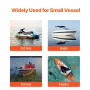 Sand Spike Boat Anchor, 90 cm Slide Anchor Shore Spike, Galvanized Carbon Steel Boat Shore Anchors, Shallow Water Beach Anchors,