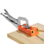 Pocket Hole Jig, 56 Pcs Mini Jig Pocket Hole System with 22.9 cm C-clamp, Step Drill, Wrench, Drill Stop Ring, Square Drive Bit,