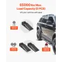 VEVOR Car Ramps, 2 PCS 5897 kg GVW Capacity, 155 mm Lift Height, Portable High Profile Car Service Ramps for Home Garage Mainten