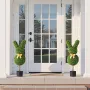 VEVOR Artificial Topiary Bunny-Shape Boxwood Ball, 2 Set 914mm Faux Boxwood Plant Balls, Fake Silk Tree Look Real, Easy Assembly