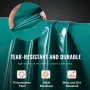 PVC Waterproof Tarp, 16.5 x 29.5 ft Heavy Duty PVC Tarpaulin, Tear-Proof and Weather-Proof, with Grommets and Reinforced Edges f