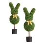Artificial Topiary Bunny-Shape Boxwood Ball, 2 Set 914mm Faux Boxwood Plant Balls, Fake Silk Tree Look Real, Easy Assembly for D