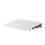 Door Threshold Ramp, 115 mm Rise, Aluminum Alloy Threshold Ramp Rated 363 kg Load Capacity, Handicap Ramps for Home Steps for Wh