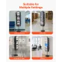 Roterende Brochure Display Stativ, 30 Lommer Mesh Magazine