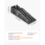 VEVOR Car Ramps, 2 PCS 7257 kg GVW Capacity, 170 mm Lift Height, Portable High Profile Car Service Ramps for Home Garage Mainten
