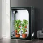 VEVOR Indoor Grow Tent, 120 x 60 x 180 cm, 600D High Reflective Mylar, Indoor Plant Tent with Observation Window, Floor Tray & Z
