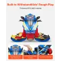 VEVOR Motorcycle Engine Toy, 25 Pieces, Motorcycle Mechanic Toy with Removable Parts, Lights & Sounds, Simulated Riding & Track 