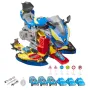 VEVOR Motorcycle Engine Toy, 25 Pieces, Motorcycle Mechanic Toy with Removable Parts, Lights & Sounds, Simulated Riding & Track 