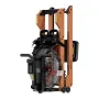 VEVOR Water Rowing Machine, 6-Level Quiet Resistance, Wooden Foldable Rower Machine with 14L Water Tank & LCD Monitor, Bluetooth