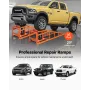 VEVOR Hydraulic Car Ramps, 2 PCS 5T 11000 lbs, 270-360 mm Lift Height, Heavy Duty Hydraulic Vehicle Ramps, Portable Car Lifts fo