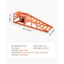 Hydraulic Car Ramps, 2 PCS 5T 11000 lbs, 270-360 mm Lift Height, Heavy Duty Hydraulic Vehicle Ramps, Portable Car Lifts for Home