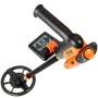 Metal Detector for Kids, 15.2 cm Waterproof Search Coil with LCD Display, Adjustable 66 cm - 91.4 cm Gold Detector, Lightweight 