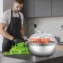 Bud Leaf Bowl Trimmer, 490 mm Manual Bud Trimmer, with Sharp Stainless Steel Blades, Visual Cutting, Wet & Dry Hydroponic Cuttin