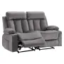 Loveseat hvilesofa, power reclining sofa med varme og massage