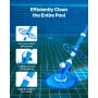 Suction Pool Cleaner, Automatic Pool Vacuum Cleaner, Suction Side Automatic Pool Cleaner, Suction Vacuum Pool Sweeper with 12 Ho