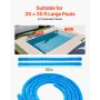 Suction Pool Cleaner, Automatic Pool Vacuum Cleaner, Suction Side Automatic Pool Cleaner, Suction Vacuum Pool Sweeper with 12 Ho