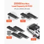 Car Ramps, 4 PCS 9072 kg GVW Capacity, 65 mm Lift Height, Portable Low Profile Car Service Ramps for Home Garage Maintenance & O