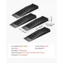VEVOR Car Ramps, 4 PCS 9072 kg GVW Capacity, 65 mm Lift Height, Portable Low Profile Car Service Ramps for Home Garage Maintenan