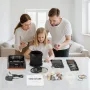 Rock Tumbler Kit, Rock Polishing Kit, 4 Speed Settings 9-Day Polishing Timer Stone Polishing Kit, Rock Polisher with Rough Gemst
