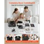 Rock Tumbler Kit, Rock Polishing Kit, 4 hastighedsindstillinger