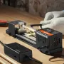 Mini Lathe Machine, 7 cm x 16 cm, 24VDC 96W Mini Wood Lathe Tools Milling Machine Accessories, 7 Speeds 4220/5300/5650/6350/6660