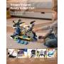 Motorcycle Engine Toy, 25 Pieces, Motorcycle Mechanic Toy with Removable Parts, Lights & Sounds, Simulated Riding & Track Racing