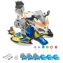 VEVOR Motorcycle Engine Toy, 25 Pieces, Motorcycle Mechanic Toy with Removable Parts, Lights & Sounds, Simulated Riding & Track 