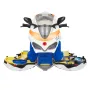 Motorcycle Engine Toy, 25 Pieces, Motorcycle Mechanic Toy with Removable Parts, Lights & Sounds, Simulated Riding & Track Racing
