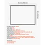 VEVOR Motorized Projector Screen, 3048 mm 4:3 1080 HD Electric Projector Screen, Wall Mounted Projection Dispaly Projector with 