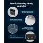 15L Ultrasonic Cleaner, Professional Ultrasonic Cleaner Machine with Cleaning Basket & Digital Display, 240W Stainless Steel 40k
