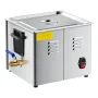 VEVOR 15L ultralydsrenser, professionel ultralydsrensermaskine med rensekurv og digitalt display, 240W rustfrit stål