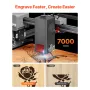 Laser Engraver, 20W, Laser Engraving and Cutting Machine with Enclosure, Laser Cutter Engraver Machine, 7000 mm/min, 300 x 300 m