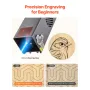 VEVOR lasergraveringsmaskine, 20W, lasergraverings- og skæremaskine med kabinet, laserskærergraveringsmaskine, 7000 mm/min, 300