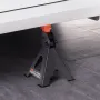 Jack står, 3 ton (6.000 lbs) kapacitetsbil Jack Stands, 10,8-16,3 tommer justerbar højde, til løft af SUV, pickup, bil