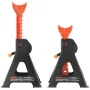 Jack Stands, 3 Ton (6,000 lbs) Capacity Car Jack Stands, 10.8-16.3 inch Adjustable Height, for lifting SUV, Pickup Truck, Car an