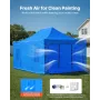 VEVOR Portable Paint Booth Tent, 5870 x 3980 x 1780mm Portable Garage Spray Tent, Waterproof Spray Booth with Foldable Frame Des