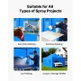 Portable Paint Booth Tent, 5870 x 3980 x 1780mm Portable Garage Spray Tent, Waterproof Spray Booth with Foldable Frame Design & 