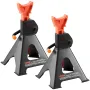 Jack Stands, 3 Ton (6,000 lbs) Capacity Car Jack Stands, 10.8-16.3 inch Adjustable Height, for lifting SUV, Pickup Truck, Car an