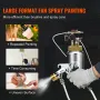 Spray Paint Pressing Pot Tank, 2L/0,5 gal Letvægt Luftmaleri