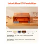 VEVOR Laser Engraver, 10W, Laser Engraving and Cutting Machine with Enclosure, Laser Cutter Engraver Machine, 300 x 300 mm Worki