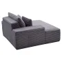 Chaise Lounge Chair, 1380 mm Boneless Chaise Lounge Indoor, Modern Upholstered Oversized Reading Chair with Throw Pillows & Armr